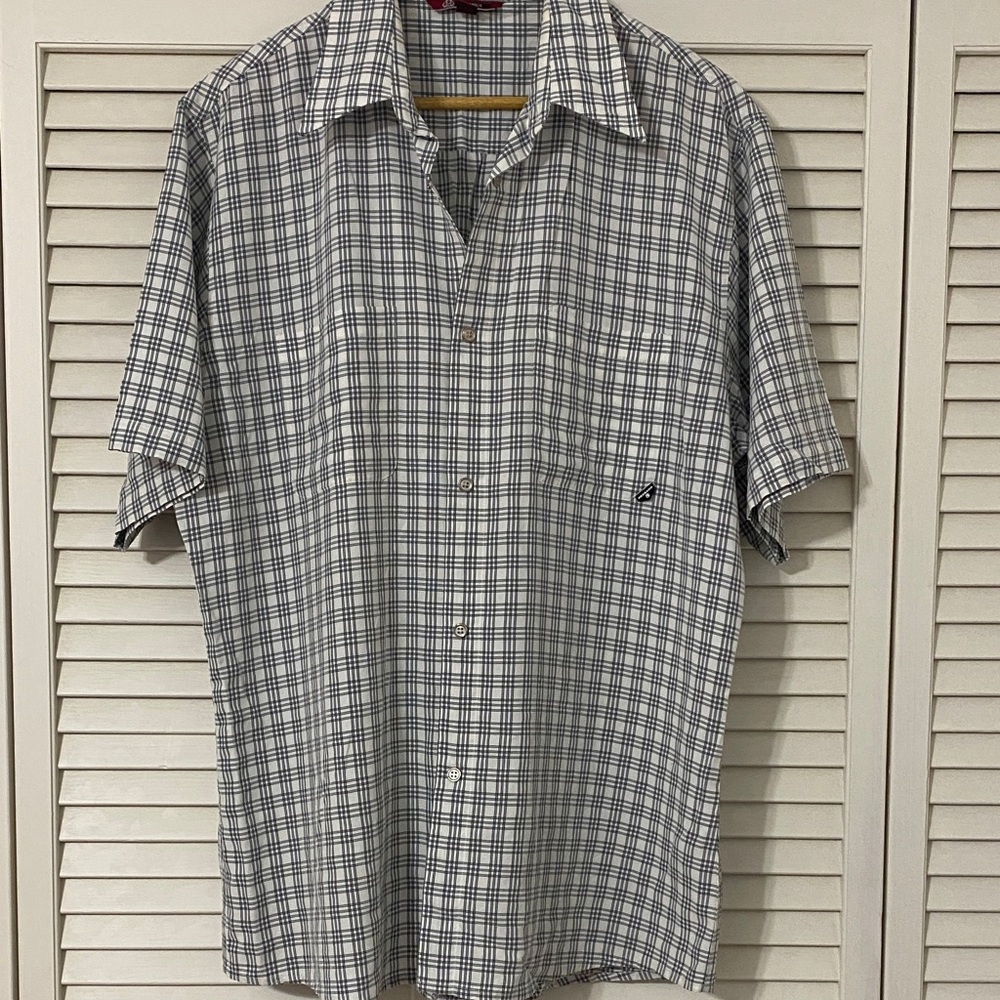 Men's RedSand Casual Checkered Short Sleeve Shirt